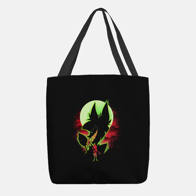 The Radio Demon Landscape-None-Basic Tote-Bag-dandingeroz