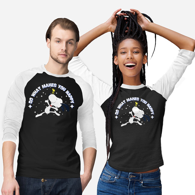 Do What Makes You Happy-Unisex-Baseball-Tee-MaxoArt