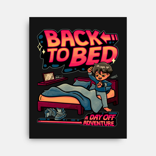 Back To Bed-None-Stretched-Canvas-teesgeex