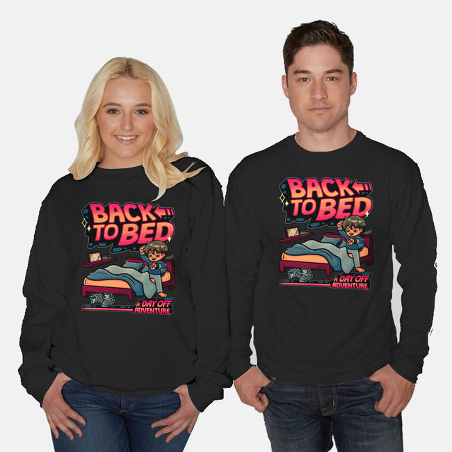 Back To Bed-Unisex-Crew Neck-Sweatshirt-teesgeex