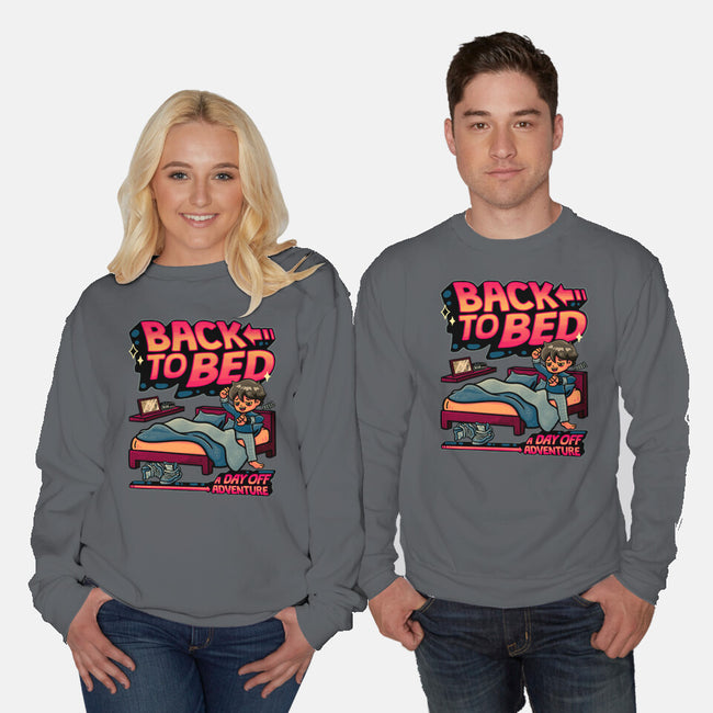 Back To Bed-Unisex-Crew Neck-Sweatshirt-teesgeex