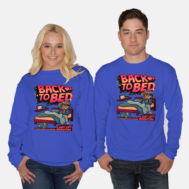 Back To Bed-Unisex-Crew Neck-Sweatshirt-teesgeex