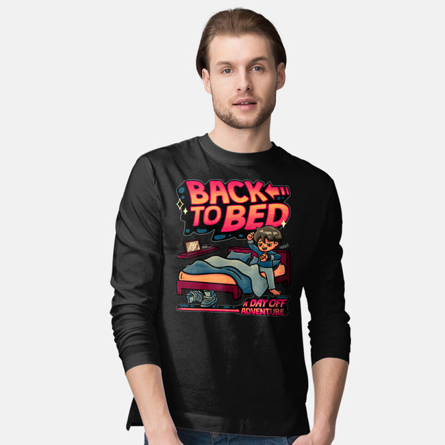 Back To Bed-Mens-Long Sleeved-Tee-teesgeex