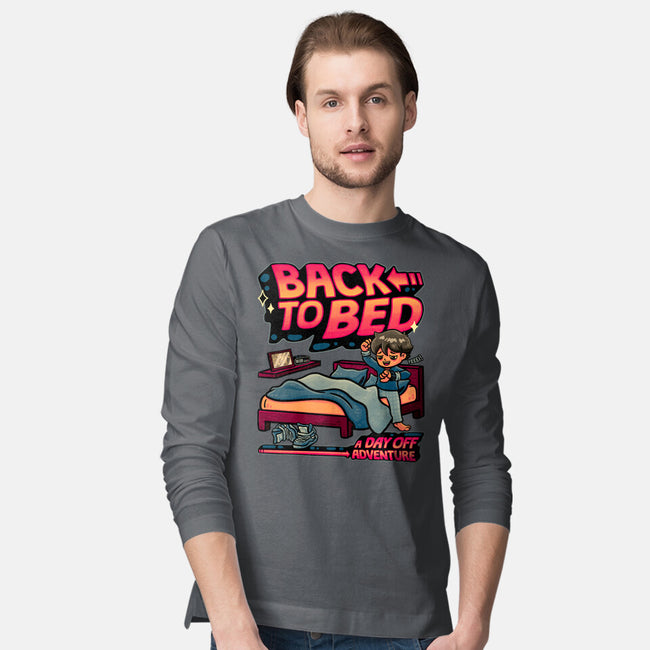 Back To Bed-Mens-Long Sleeved-Tee-teesgeex