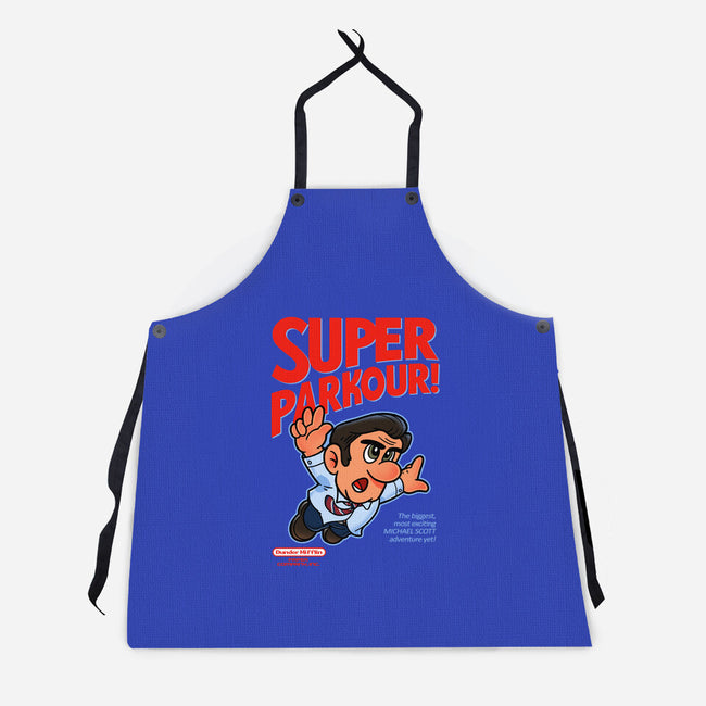 Super Parkour-Unisex-Kitchen-Apron-Getsousa!