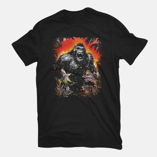 The King Of Skull Island-Mens-Premium-Tee-kharmazero