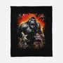 The King Of Skull Island-None-Fleece-Blanket-kharmazero