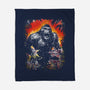 The King Of Skull Island-None-Fleece-Blanket-kharmazero