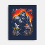 The King Of Skull Island-None-Stretched-Canvas-kharmazero