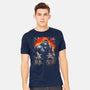 The King Of Skull Island-Mens-Heavyweight-Tee-kharmazero