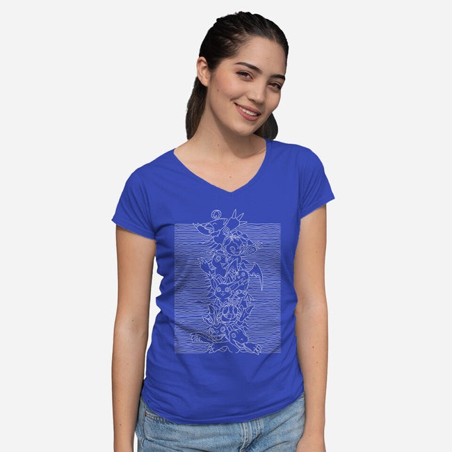 Digi Division-Womens-V-Neck-Tee-jasesa