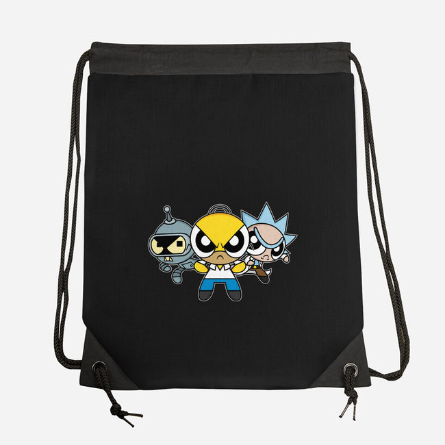 The Powerpuff Drinkers-None-Drawstring-Bag-Barbadifuoco