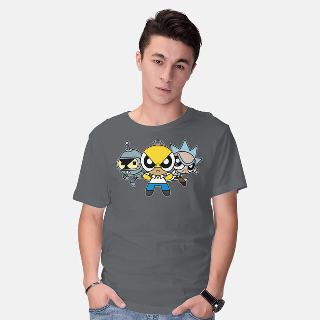 The Powerpuff Drinkers-Mens-Basic-Tee-Barbadifuoco