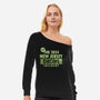 New Jersey Drone Incident-Womens-Off Shoulder-Sweatshirt-Boggs Nicolas