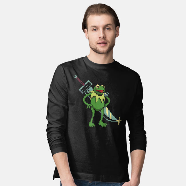 Frog Strife-Mens-Long Sleeved-Tee-Henrique Torres