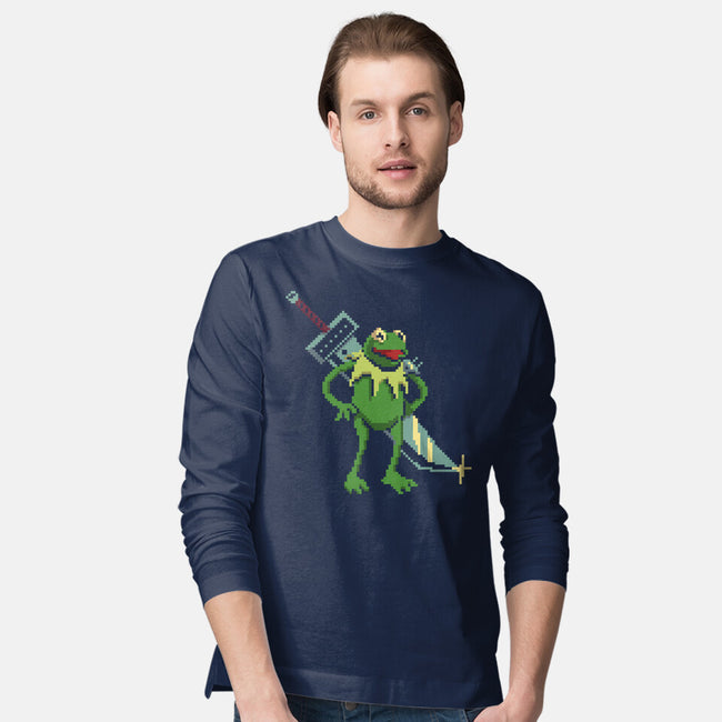 Frog Strife-Mens-Long Sleeved-Tee-Henrique Torres