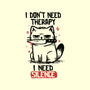 I Don't Need Therapy I Need Silence-None-Basic Tote-Bag-koalastudio