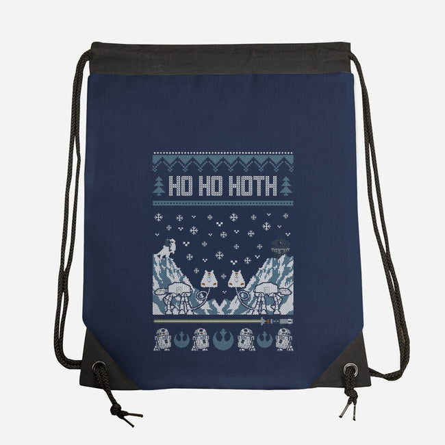 Ho Ho Hoth-None-Drawstring-Bag-Arinesart