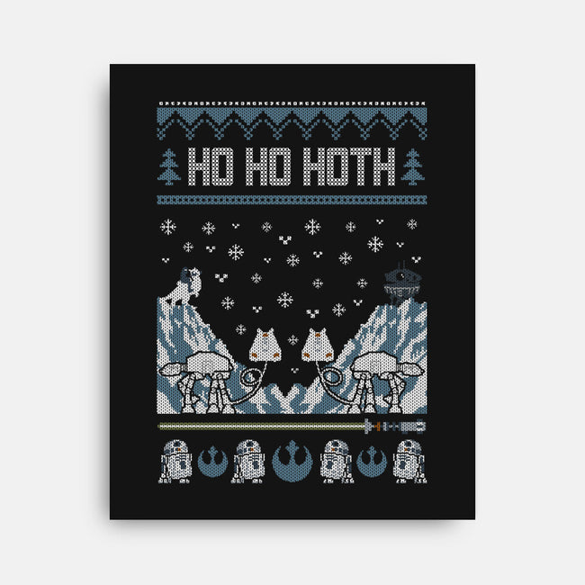 Ho Ho Hoth-None-Stretched-Canvas-Arinesart