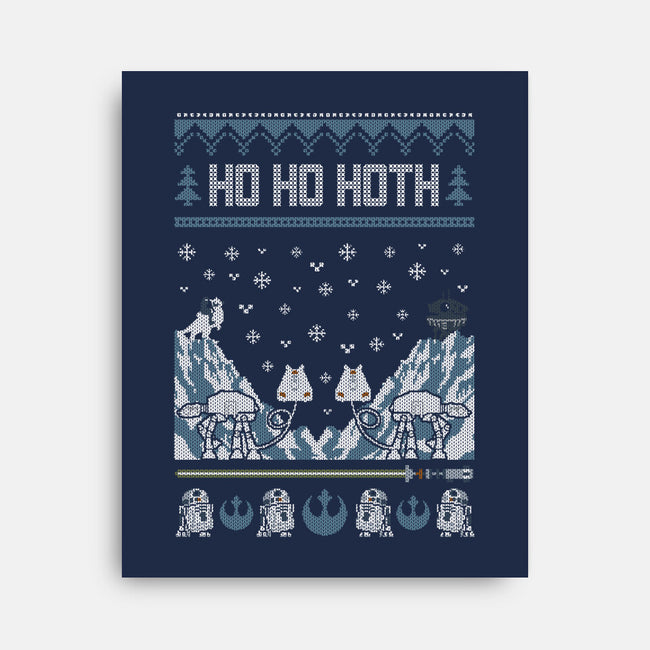 Ho Ho Hoth-None-Stretched-Canvas-Arinesart