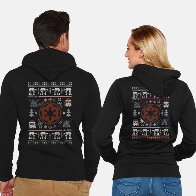 Imperial Christmas-Unisex-Zip-Up-Sweatshirt-Arinesart