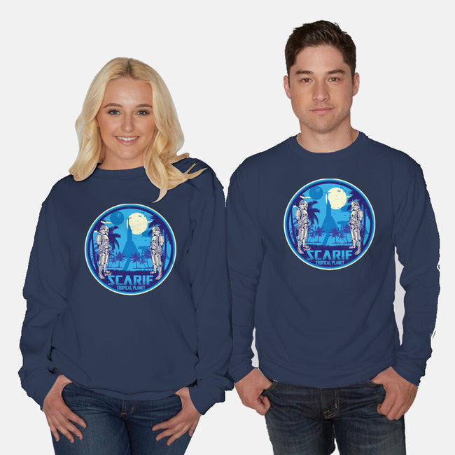 Visit The Tropical Planet-Unisex-Crew Neck-Sweatshirt-CarloJ1956