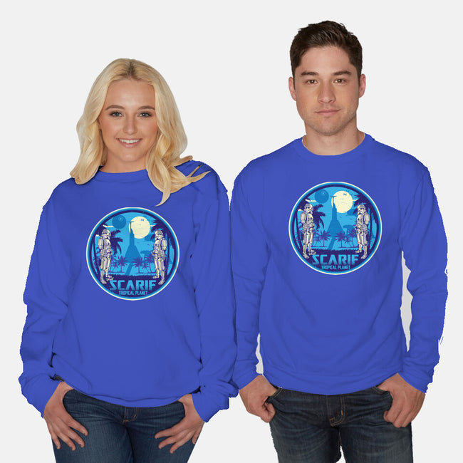 Visit The Tropical Planet-Unisex-Crew Neck-Sweatshirt-CarloJ1956