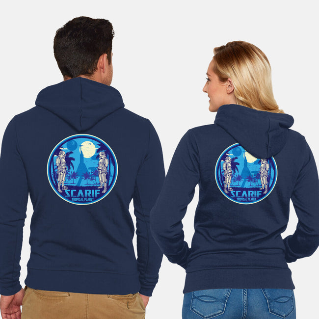 Visit The Tropical Planet-Unisex-Zip-Up-Sweatshirt-CarloJ1956