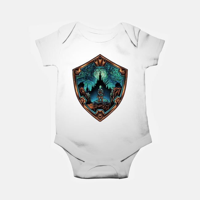 Destiny In The Horizon-Baby-Basic-Onesie-glitchygorilla