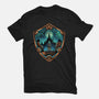 Destiny In The Horizon-Womens-Fitted-Tee-glitchygorilla