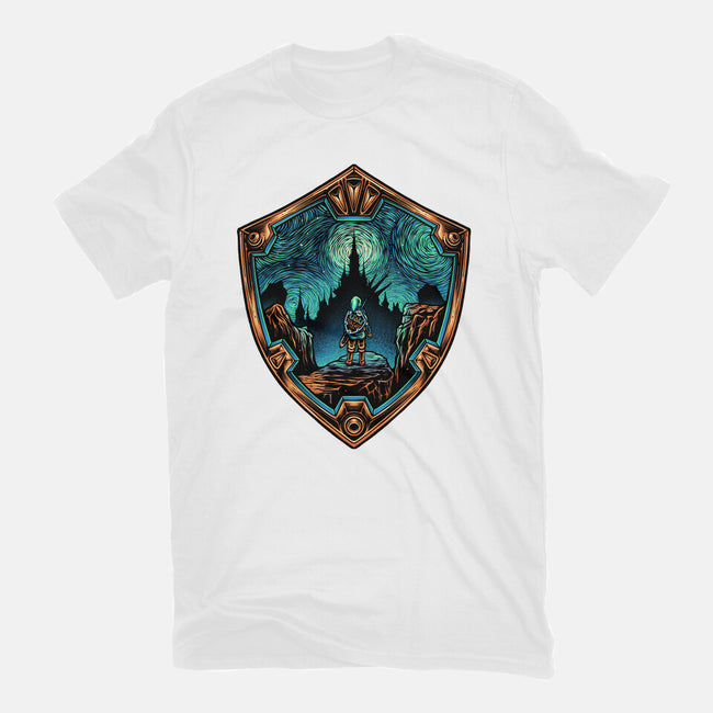 Destiny In The Horizon-Womens-Fitted-Tee-glitchygorilla