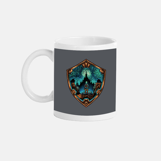 Destiny In The Horizon-None-Mug-Drinkware-glitchygorilla