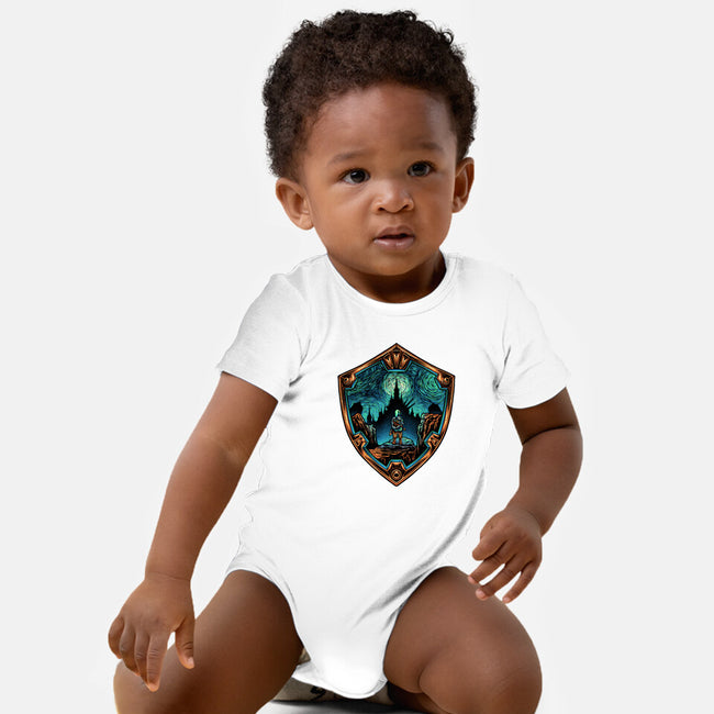 Destiny In The Horizon-Baby-Basic-Onesie-glitchygorilla