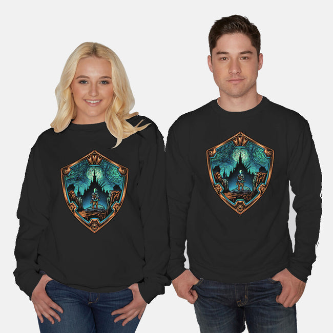 Destiny In The Horizon-Unisex-Crew Neck-Sweatshirt-glitchygorilla