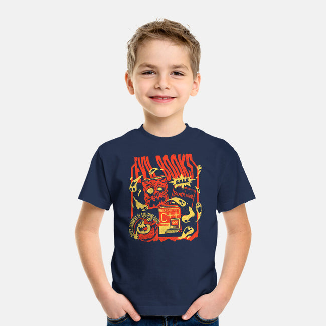 Evil Books-Youth-Basic-Tee-Sketchdemao