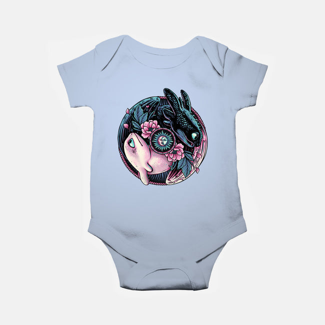 Glowing Light In The Night-Baby-Basic-Onesie-glitchygorilla