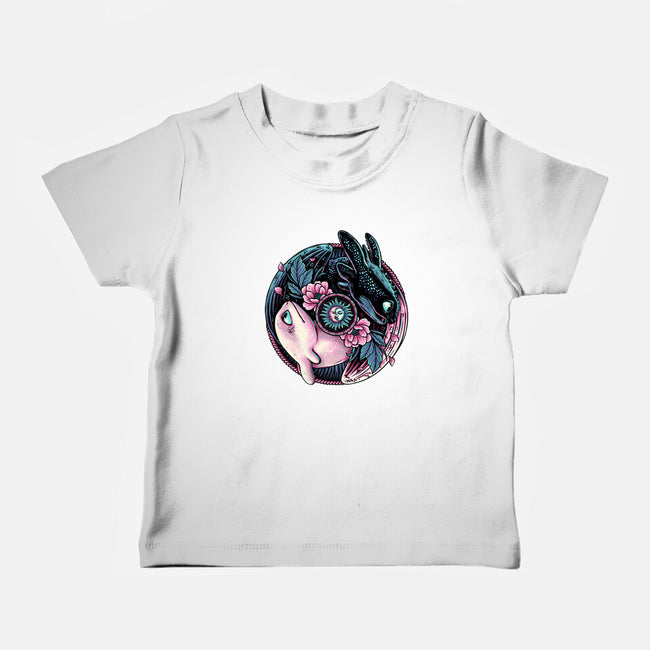 Glowing Light In The Night-Baby-Basic-Tee-glitchygorilla