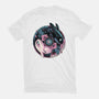 Glowing Light In The Night-Mens-Heavyweight-Tee-glitchygorilla