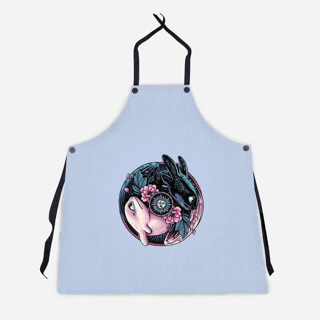 Glowing Light In The Night-Unisex-Kitchen-Apron-glitchygorilla