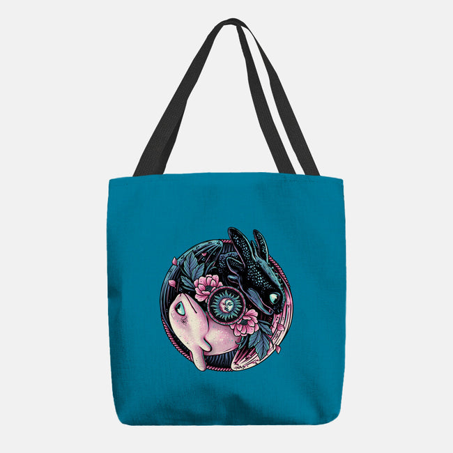 Glowing Light In The Night-None-Basic Tote-Bag-glitchygorilla