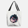 Glowing Light In The Night-None-Basic Tote-Bag-glitchygorilla