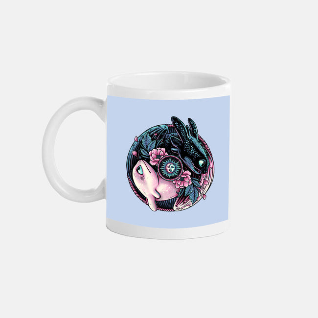 Glowing Light In The Night-None-Mug-Drinkware-glitchygorilla