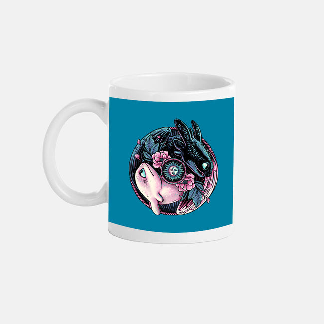 Glowing Light In The Night-None-Mug-Drinkware-glitchygorilla