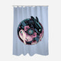 Glowing Light In The Night-None-Polyester-Shower Curtain-glitchygorilla