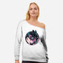 Glowing Light In The Night-Womens-Off Shoulder-Sweatshirt-glitchygorilla