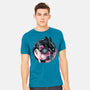 Glowing Light In The Night-Mens-Heavyweight-Tee-glitchygorilla