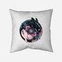 Glowing Light In The Night-None-Removable Cover w Insert-Throw Pillow-glitchygorilla