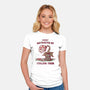 Easily Distracted By Italian Food-Womens-Fitted-Tee-kg07