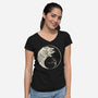 Balancing The Force-Womens-V-Neck-Tee-kg07