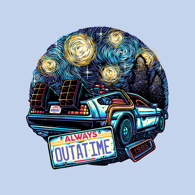 Always Outatime-None-Removable Cover w Insert-Throw Pillow-glitchygorilla